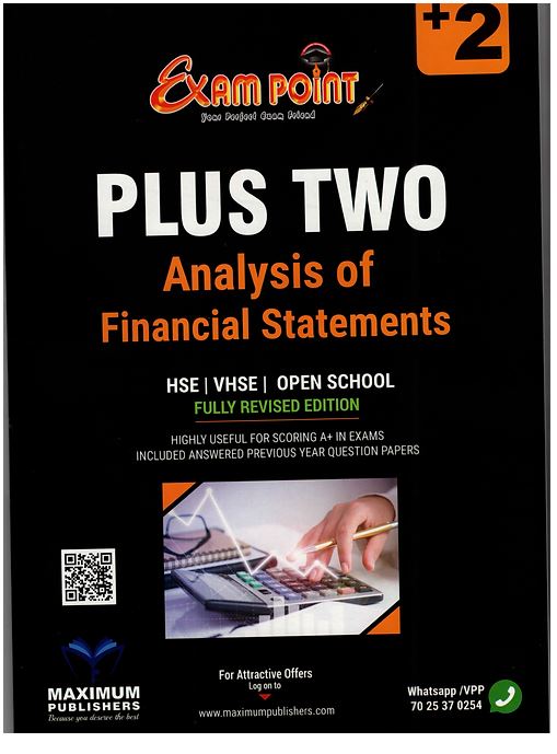 Plus Two Analysis Of Financial Statement Part -2 Kerala Syllabus